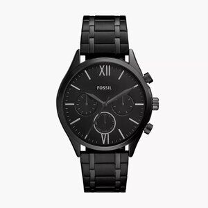 Fenmore Multifunction Black Stainless Steel Watch